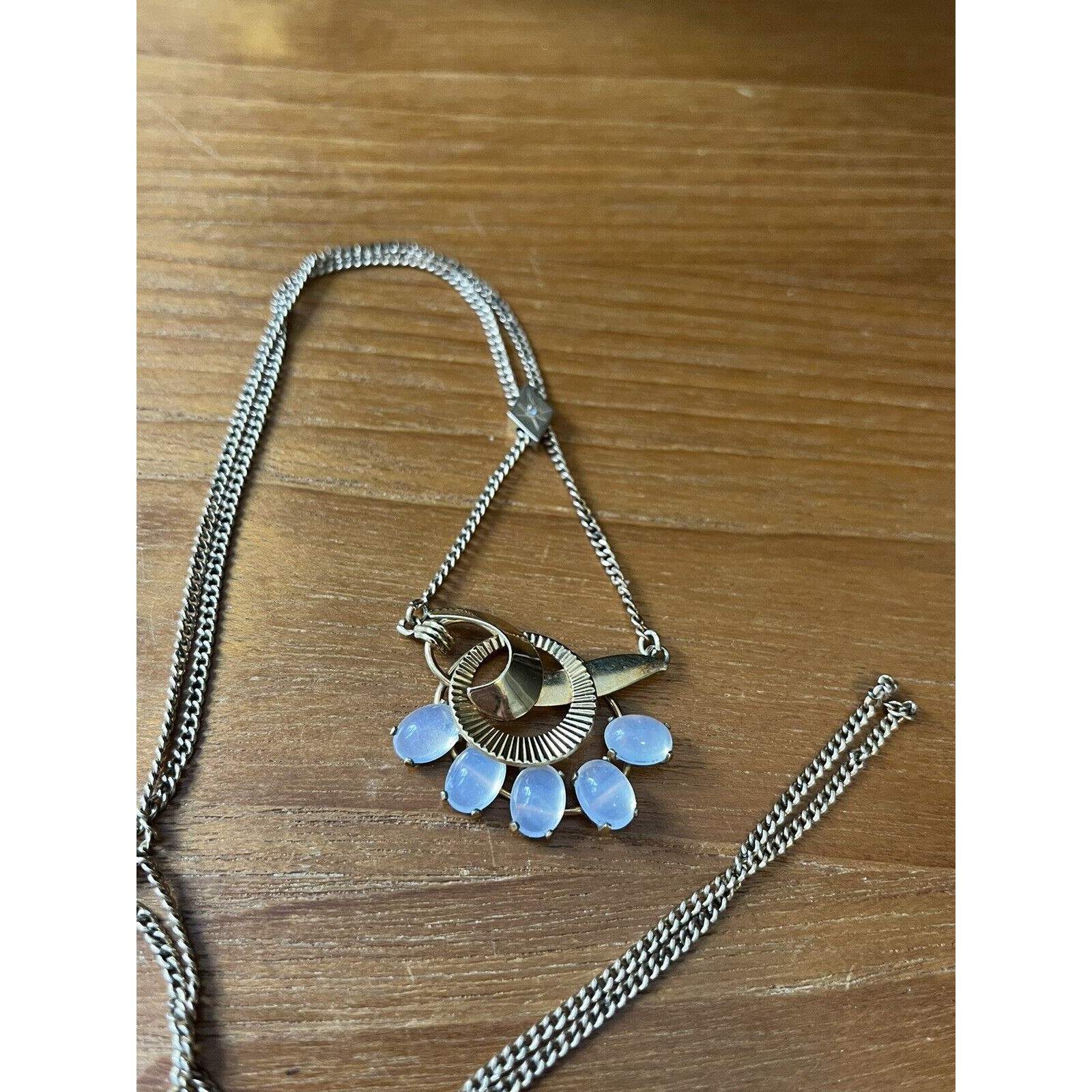Vintage Very Rare Van Dell 1/20 12 Kt Gf Necklace Pendant Flower With Slide